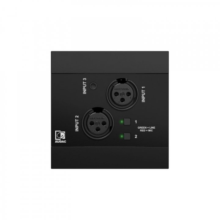 NWP320US Network input panel - 2 x XLR + 3.5 mm jack + BT (4 CH)
